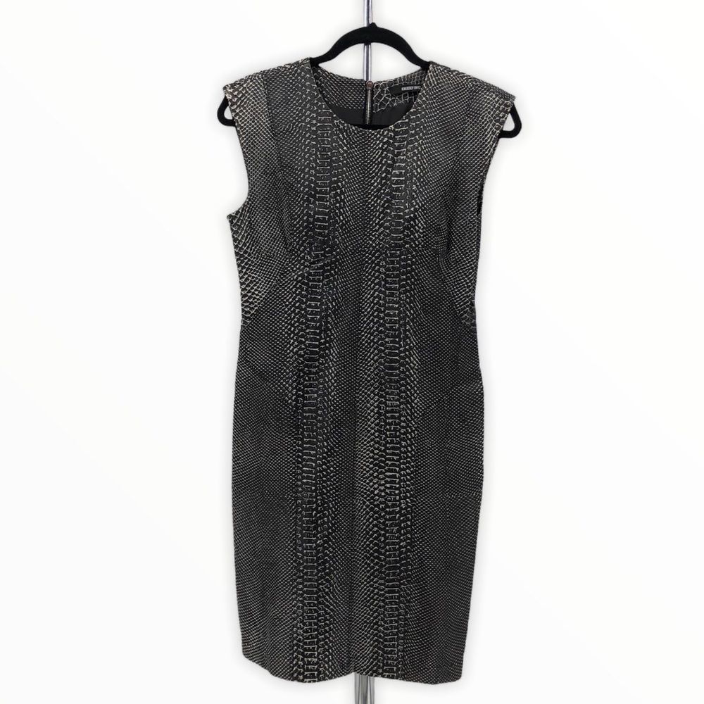 Kimberly Ovitz Snakeskin Embossed Leather Dress